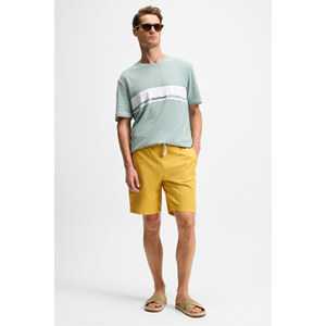 GRIMELANGE LASPER <b>Men's</b> <b>Lycra</b> Sides Pocket Elasticated Waist Relaxed Fit Shorts - Product Image 3