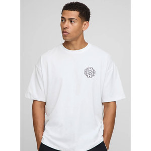 เสื้อยืดผ้าฝ้ายขนาดใหญ่กว่าปกติ300กรัมสำหรับผู้ชายเสื้อแขนยาวสองชั้นพิมพ์ลายสกรีนกราฟิกความร้อน - Product Image 6