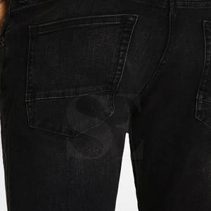 Pantalon en coton personnalisé pour hommes 100% Jeans à jambes larges tenues de style tendance pantalons pour hommes - Product Image 6