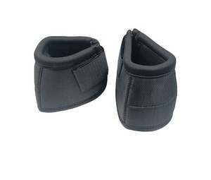 Ensemble de bottes de cloche de cheval en néoprène de sport équin professionnel protecteur de jambe sans tour avec deux pièces produit de soin du cheval - Product Image 1