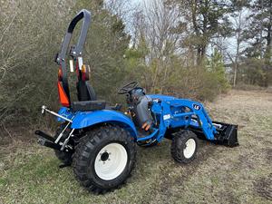 Factory Price Used Mini 20HP LS 4WD Tractor Front Loader Blue Farm Use for Engine Gear Drive Rotary Mower 3-Year Warranty - Product Image 3