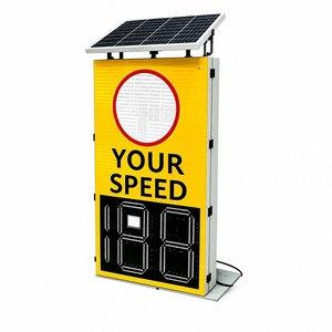 ป้าย<span class=keywords><strong>จราจร</strong></span>แบบพกพา CadSolar 80W 24 นิ้ว ฟิล์มสะท้อนแสง PVC เกรด 5 พร้อมไฟ LED แจ้งเตือนเสียงและแ<span class=keywords><strong>สด</strong></span>งความเร็วแบบเรดาร์ดิจิตอล - Product Image 2
