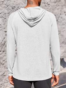 Sweat-shirt de sport pour homme, musculation, automne, pull à capuche, col à capuche, respirant, séchage rapide, vêtements de sport écologiques - Product Image 2