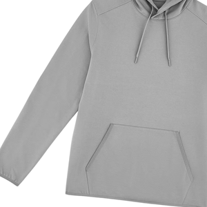 Sudadera con capucha gris claro jersey de lana unisex con capucha de algodón mejor logotipo personalizado liso grueso cálido invierno ropa casual Sudadera con capucha proveedor OEM - Product Image 4