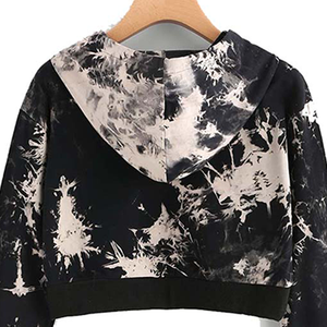 เสื้อฮู้ดครอปสั้นสำหรับผู้หญิง ขายดี ผ้าฝ้าย 100% มีซับใน สวมใส่สบาย แห้งเร็ว มีโลโก้ด้านหน้า เหมาะสำหรับฤดูหนาว - Product Image 6