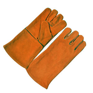 Wholesale XL Size Customized Anti-Slip Leather Working <b>Gloves</b> <b>Finger</b> Protective Safety <b>Gloves</b> for Welding Application - Product Image 6