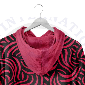 เสื้อมีฮู้ดผ้าคอตตอนรุ่นเฮฟวีเวตสำหรับผู้ชายเสื้อแนวสตรีทเสื้อสเวตเชิ้ตมีฮู้ดแบบสวมหัวเปิดไหล่ตกลายพิมพ์ดิจิตอล - Product Image 5