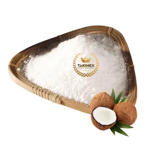 Low Fat White desiccated coconut powder food grade coconut flour 25 kgs kraft paper bag packing very high quality from Vietnam