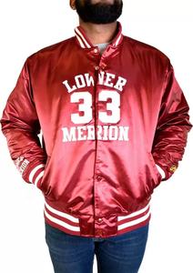 Venta al por mayor de chaqueta de alta calidad para los deportes de los hombres de encargo de invierno chaqueta deportiva de talla grande abrigo estampado 100% chaqueta de bombardero de satén para los hombres - Product Image 4