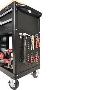 รถเข็นสแตนเลส91ซม. ตู้เก็บของทนทานสำหรับอุตสาหกรรมโรงรถ - Product Image 5