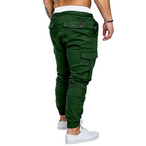 Pantalones de chándal de algodón y poliéster para hombre, Pantalones estampados transpirables suaves y acogedores con estampado sólido para correr, Yoga, gimnasio, relajante, cómodo para el hogar - Product Image 2
