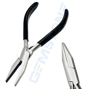 Hair <b>Extension</b> Pliers Professional Micro Ring <b>Bead</b> Tool Flat Nose Pliers 7 Inch Stainless Steel with Non-Slip Handle - Product Image 3