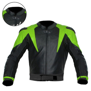 Vestes de moto pour hommes à la mode, en cuir et textile, de haute qualité, pour la course, en plein air, pour moto - Product Image 1