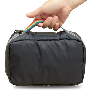 Bolsa de Accesorios de Toiletry Unisex Mini para Deportes al Aire Libre con Cierre de Cremallera y Forro de Poliéster Suave para Bádminton - Product Image 4