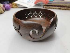 Kit de Costura de Viaje Mini Personalizable, Exquisito Tazón de Madera para Tejer con Diseño de Estrella, Técnicas de Tejido, Patrones Teñidos, Precortados, para Niñas, ISO - Product Image 6