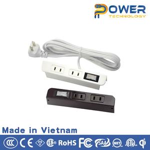 Prise de courant universelle haute-générique encastrée 5m rallonge pour bureau bureau prise réseau WiFi - Product Image 2