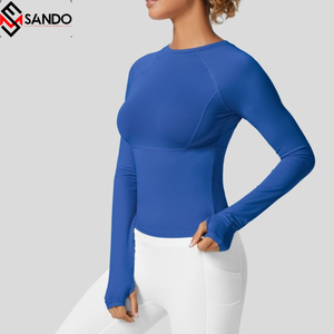 Veste de sport zippée réversible haut de gamme pour femme, vêtements de fitness grande taille avec ensembles de gymnastique pour l'entraînement - Product Image 1