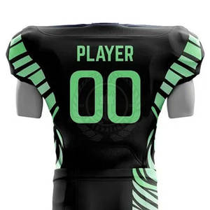 Uniforme de fútbol americano de alta calidad y bajo precio, conjuntos de manga corta transpirables de poliéster 100% - Product Image 5