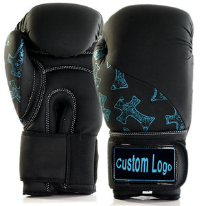 Usine pakistanaise de gants Vente en gros Gants de boxe professionnels imprimés avec logo personnalisé en cuir véritable Gants de boxe de golf personnalisés - Product Image 3