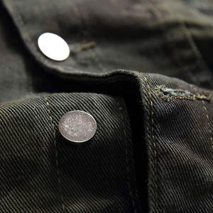 Veste en jean pour homme à logo personnalisé de haute qualité à bas prix, taille plus, respirante, veste d'hiver personnalisée pour homme - Product Image 5