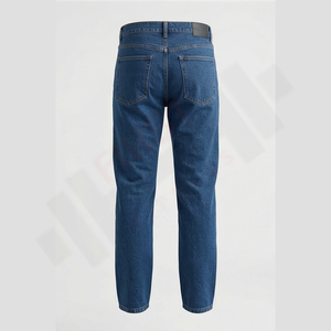 Pantalones Vaqueros de Mezclilla Casuales para Hombre, Estilo Recto, Lavado Oscuro, Estilo Vintage, Cierre de Botones, Venta al Por Mayor, Alta Calidad de Fábrica, Corte Regular, 2025 - Product Image 2