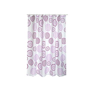 TENDA DA BAGNO IN POLIESTERE 180X200 CM VIOLA - Product Image 1