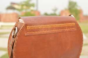 OEM luxe dames haute qualité en cuir véritable sac à bandoulière style vintage étanche fermeture éclair usage quotidien bonbons femmes sacs fourre-tout - Product Image 3