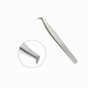 แหนบสเตนเลส10มม. สำหรับต่อขนตาปลอมสีชมพูทองฉลากส่วนตัวของรัสเซีย - Product Image 6