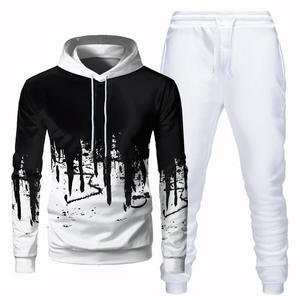 Vêtements de sport complets pour hommes Streetwear Survêtement à sublimation en polyester polaire pour hommes Survêtements au design personnalisé - Product Image 2