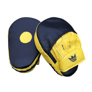 Gants de MMA en cuir PU courbé sur mesure, durables, avec fermeture auto-agrippante, couleurs personnalisées, pour l'entraînement de boxe et l'évacuation de l'humidité - Product Image 4