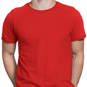 Camiseta de hombre extragrande de algodón 100% de alta calidad y peso pesado, lisa, con impresión personalizada en serigrafía e impresión digital. - Product Image 3