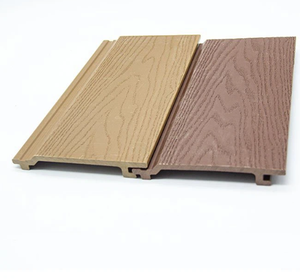 Panneau de revêtement mural moderne co-extrudé en WPC Conception étanche à l'humidité pour l'extérieur Décoration murale élégante pour hôtels - Product Image 4