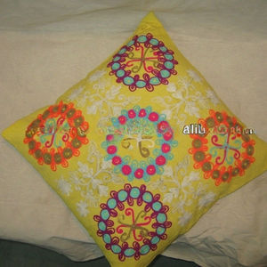 Bohemian Vintage Foot Stool Patchwork Pouf Cover Square Bean Bag <b>Floor</b> <b>Cushion</b> Cover Traditional Modern Home Sitting for Hall - Product Image 1