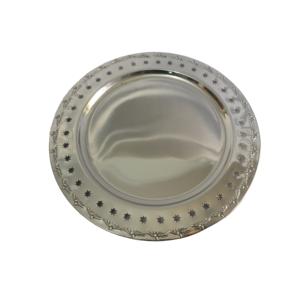 Plato de Servicio de Cobre con Acabado Antiguo para Restaurantes y Hoteles, Plato para Servir Alimentos y Aperitivos - Product Image 2