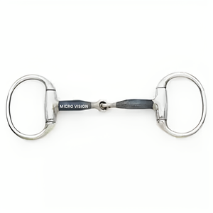 Offre Spéciale vente en gros mèches de cheval en acier inoxydable bleu Eggbutt anneau rond en poids moyen équipement de cheval de haute qualité - Product Image 2