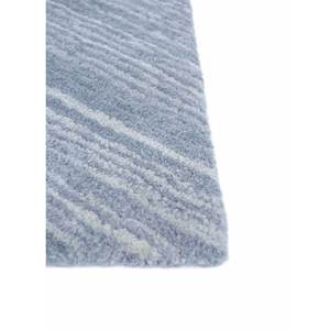 พรมขนสัตว์ทอมือลายเรขาคณิตสีน้ำเงินโครมา ขนาด 9x12 ฟุต รูปทรงสี่เหลี่ยมผืนผ้า สำหรับห้องนั่งเล่น รุ่น Top-293 ความหนา 10 มม. วัสดุวิสโคส - Product Image 4