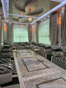 Canapé de style Majlis arabe, design classique, ensemble élégant pour salon, sièges d'angle luxueux, design gain de place - Product Image 3