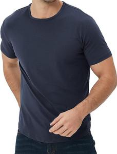 T-shirt vierge 100 % coton respirant pour homme, coupe décontractée classique, personnalisable avec votre logo de marque – Vente en gros - Product Image 5