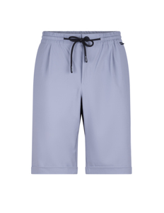 Men's Beige Drawstring Pants Solid Color Breathable Regular Fit Short Length Leisure Bottoms Summer Wear - Product Image 2
