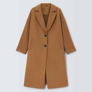 OEM invierno puro transpirable Color mujer estilo largo Turn-Down Collar único suelto abrigo de lana al por mayor chaquetas de manga larga para niña - Product Image 1