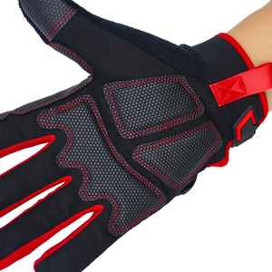 Guantes de mecánico con ajuste seguro, pantalla táctil, guantes de trabajo con protección contra impactos y absorción de vibraciones - Product Image 5