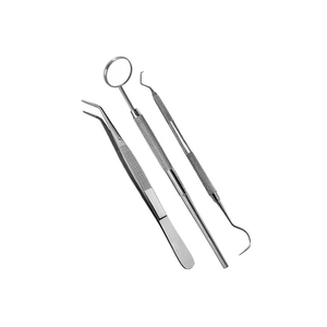 Juego de examen dental definitivo, fuente de alimentación Manual, instrumentos quirúrgicos de alta calidad, incluido el kit de examen con escalador de espejo - Product Image 1