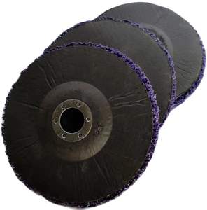Roue de décapant de peinture Disque à lamelles à bande propre noire Roue de décapage violette Disque à bande poly - Product Image 5