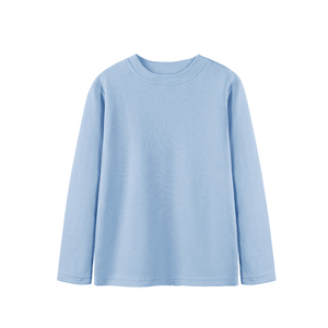 เสื้อแขนยาววาฟเฟิลสำหรับวัยรุ่นเสื้อยืดผ้านุ่มใส่สบายสำหรับใส่ในชีวิตประจำวัน - Product Image 3