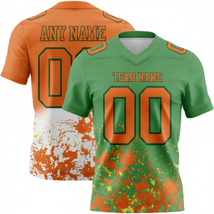 Camiseta Deportiva Personalizada de Manga Corta Estilo Fútbol Americano, Uniforme de Equipo Personalizado para Hombres, Jóvenes y Adultos - Product Image 4