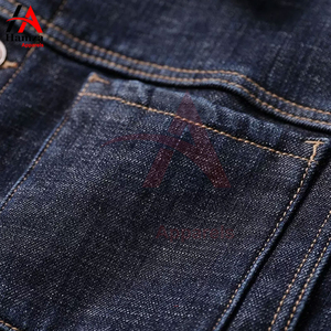 Nouvel arrivage de vestes pour hommes de grande taille tenue décontracté Offre Spéciale col rabattu en jean veste en jean pour hommes - Product Image 5