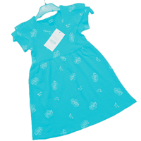 Ensemble gilet sans manches décontracté en velours côtelé avec appliques et robe florale de princesse en coton à 100 % longueur genou pour filles printemps-été