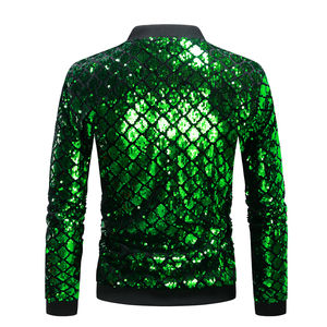 Latest Design Lightweight Canvas Men's Breathable Plus Size Knitted <b>Sequin</b> <b>Jacket</b> Front Logo for Winter New Style High Quality - Product Image 6