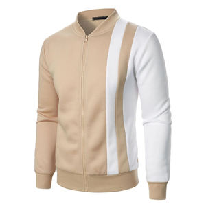 Veste zippée en gros pour hommes, bomber classique, tissu durable et doux, manches longues, couche pour tenues décontractées élégantes et tenues de week-end - Product Image 3
