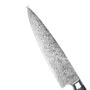 มีดทำครัวเหล็กดามัสกัส คุณภาพสูง ด้ามไม้ มีดเชฟเหล็กดามัสกัสทำมือ ขาย - Product Image 2
